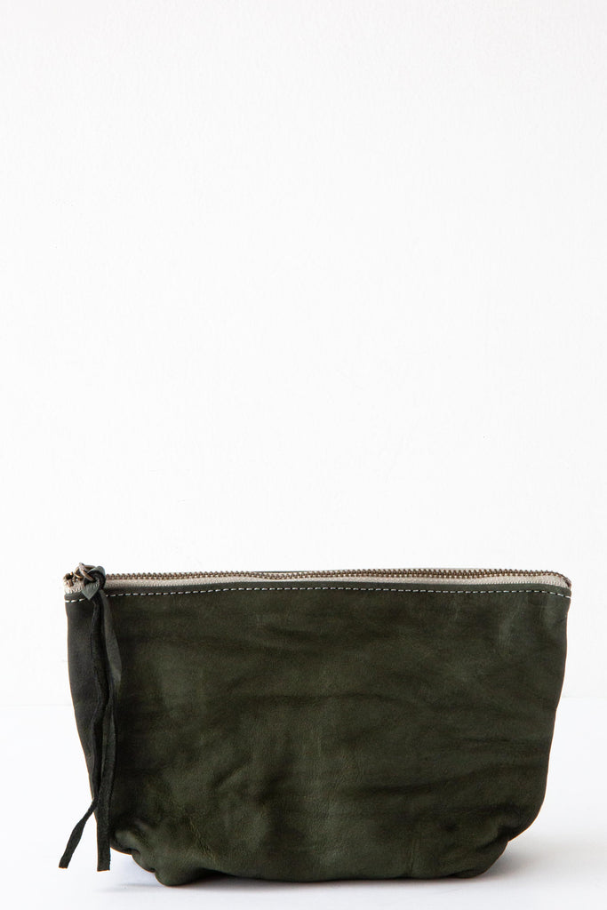 Leather Zip Pouch