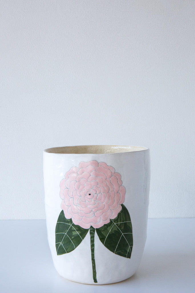 Zinnia Vase Small-White