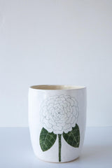 Zinnia Vase Small-White