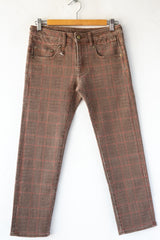 Boy Straight Glenplaid  Jean
