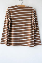 Boatneck L/S Stripe Tee
