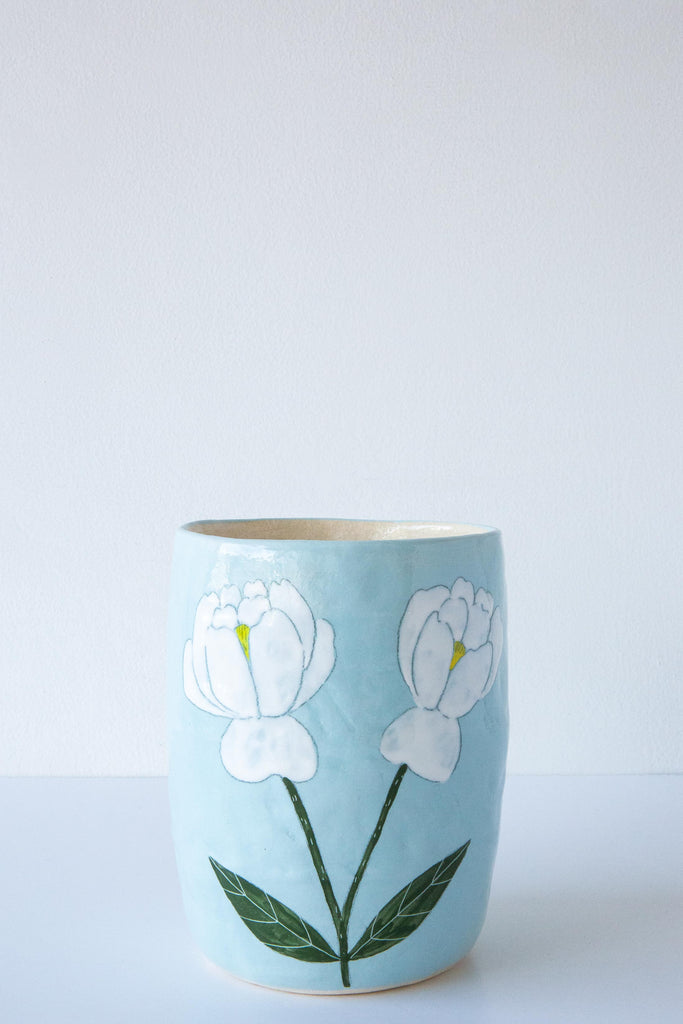 Flowers Vase Small-Blue