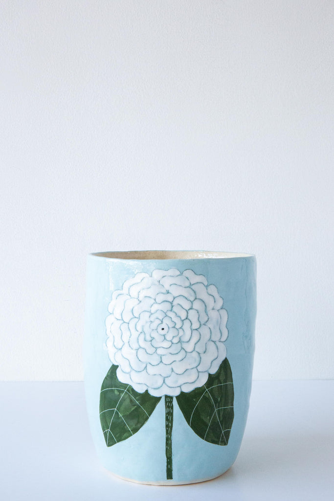 Zinnia Vase Small-Blue