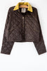 Cropped Quilted Jacket