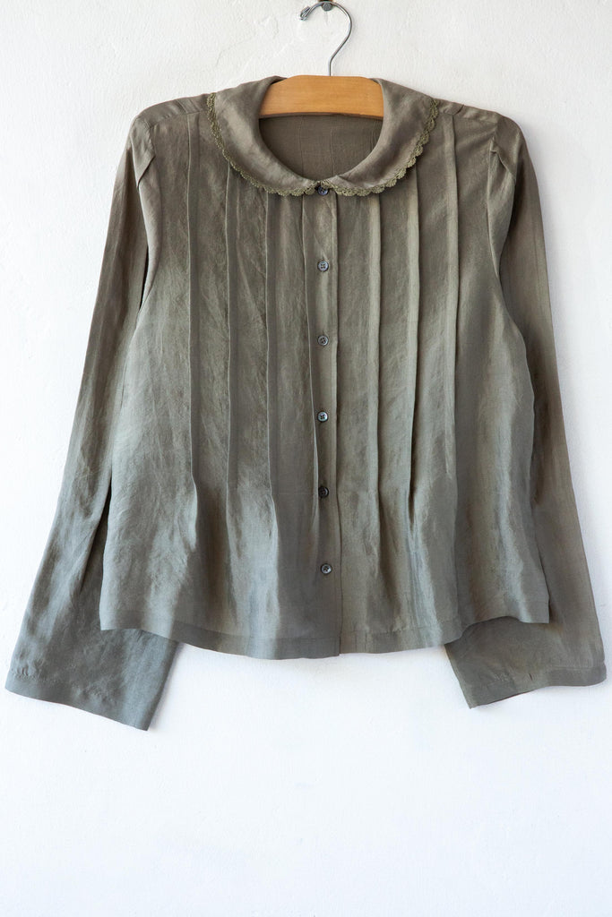 Aga Silk Crochet Top