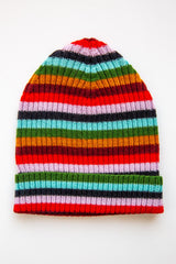 Rib Stripe Beanie