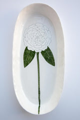 Zinnia Oval Large Dish