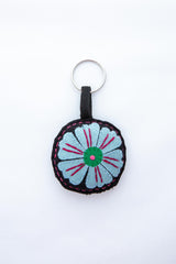 Flower Emb Key Ring