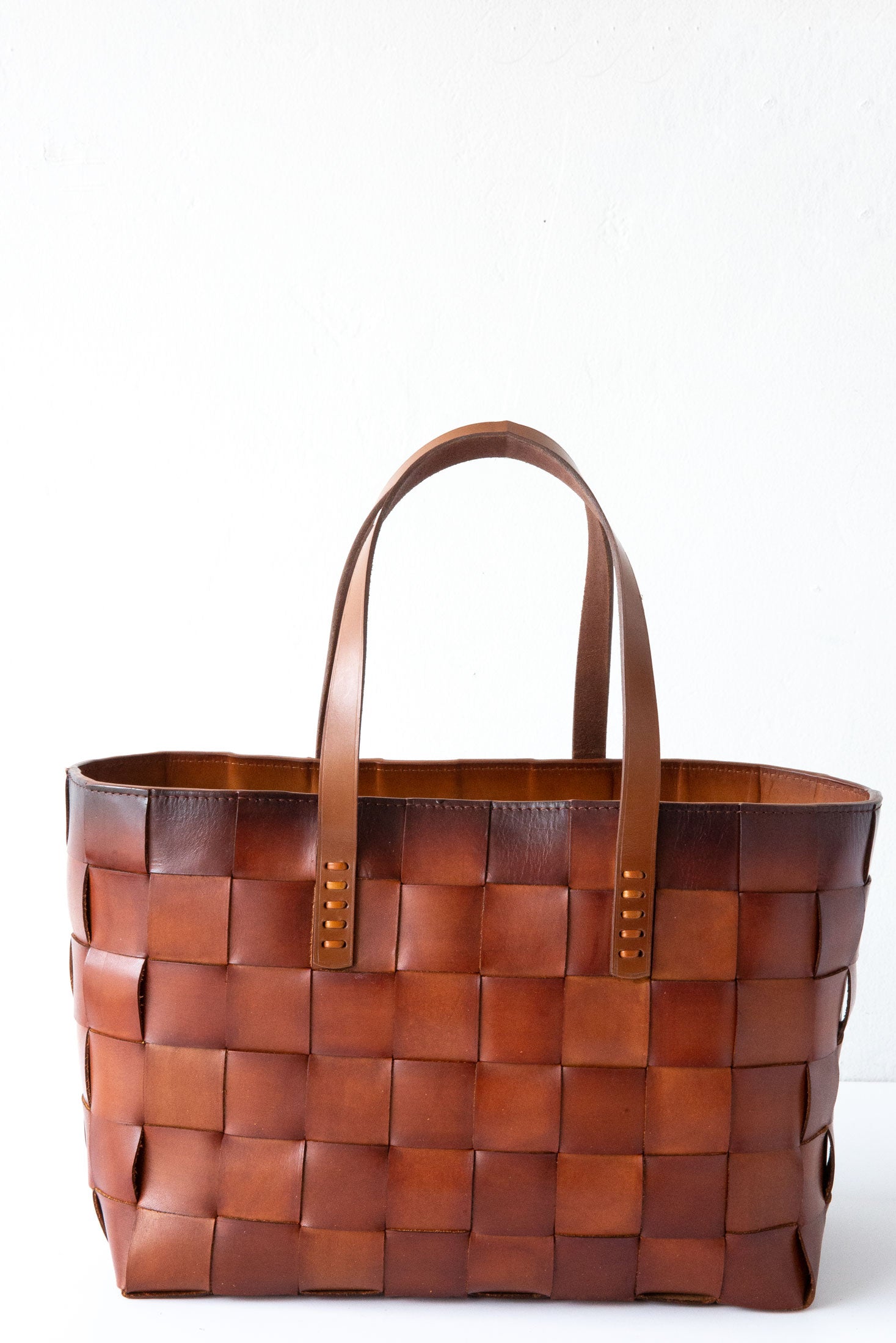 トートバッグ Dragon Diffusion JAPAN TOTE - Woven leather bag Dragon Diffusion - Japan Tote Tan Woven Leather Bag