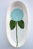 Hydrangea Oval Large Dish