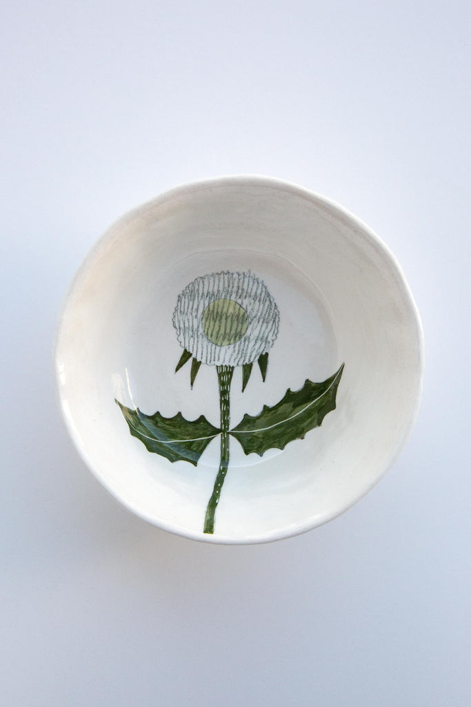 Flower Snack Bowl-White