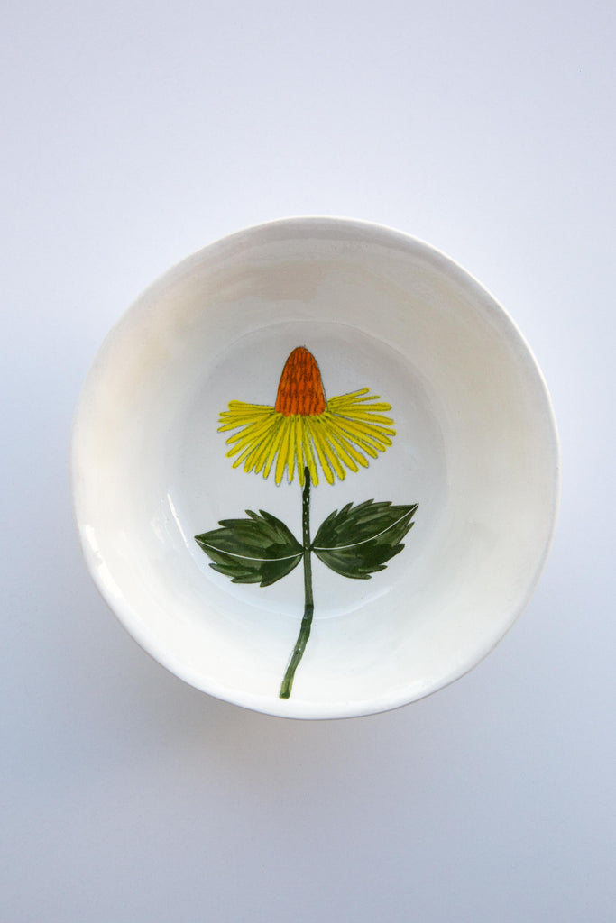 Flower Snack Bowl-White