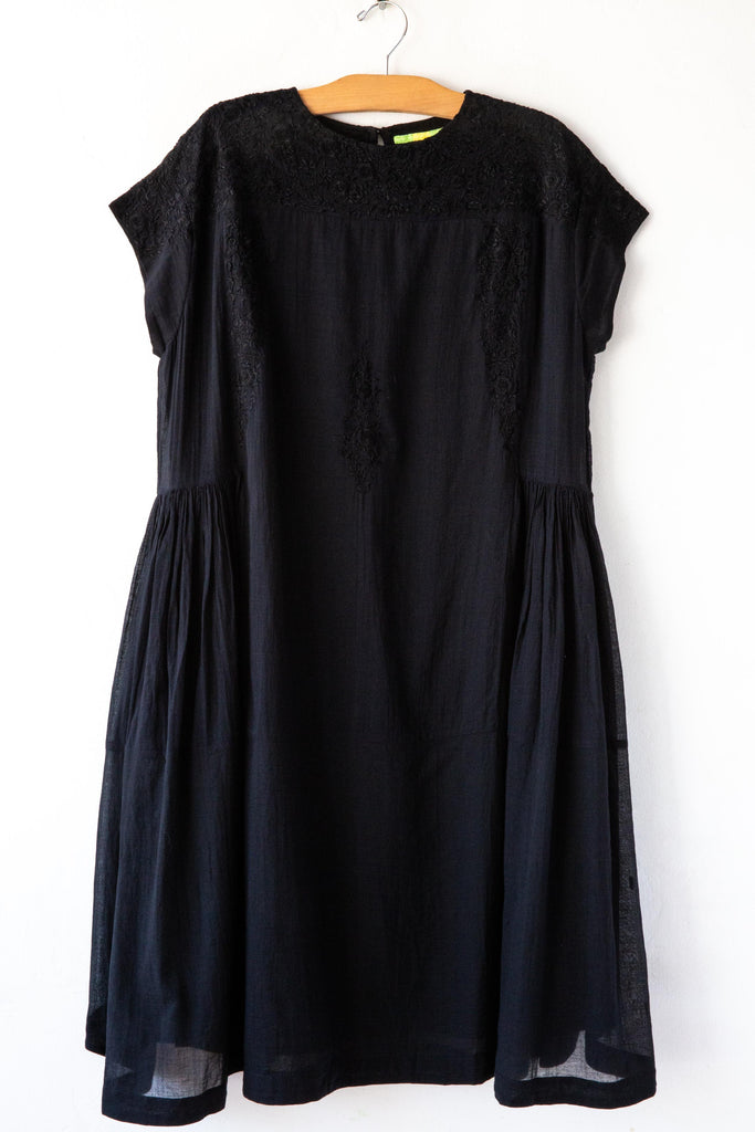 Gather Emb Dress