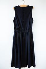 Twill Gather Tank Dress