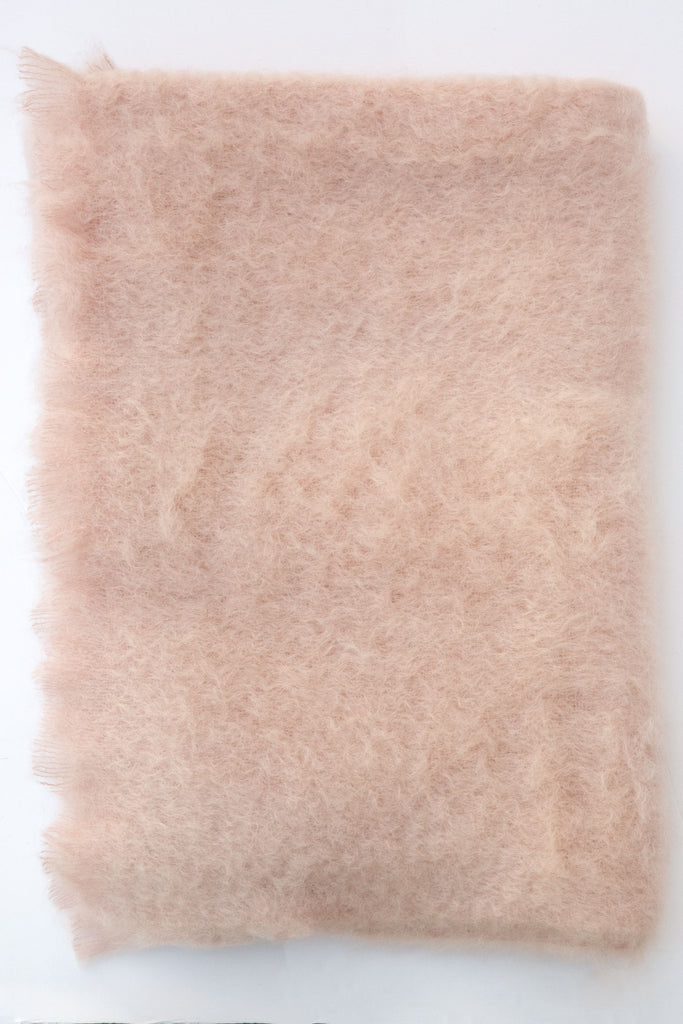 Mohair Solid Throw