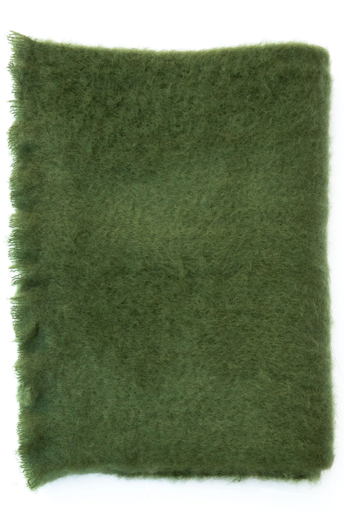 Mohair Solid Throw