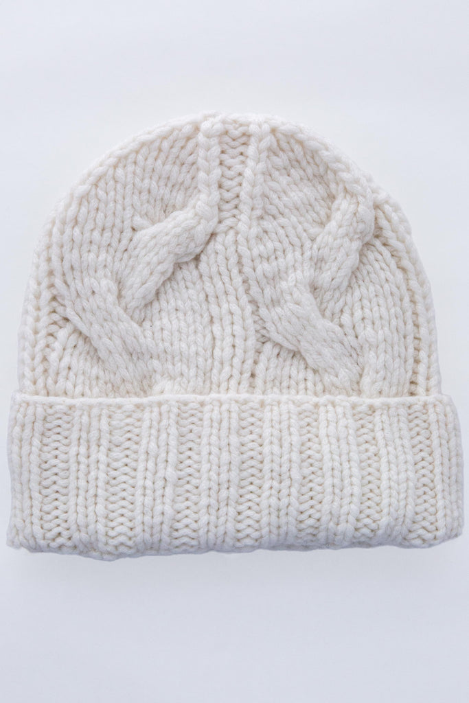 Cashmere Cable Hat