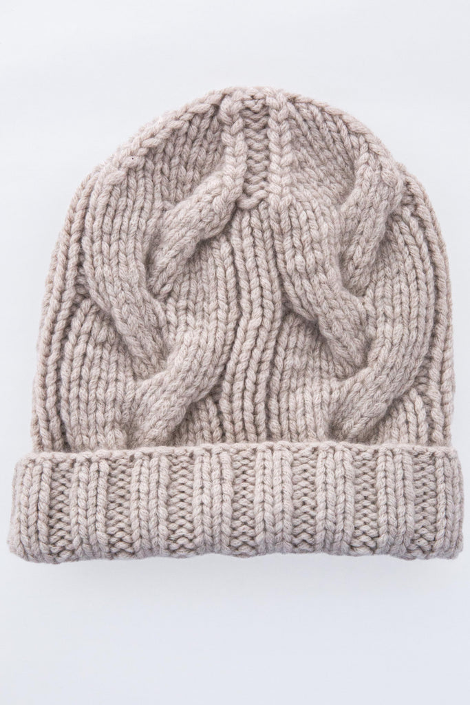 Cashmere Cable Hat
