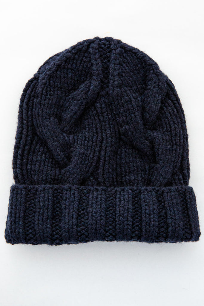 Cashmere Cable Hat
