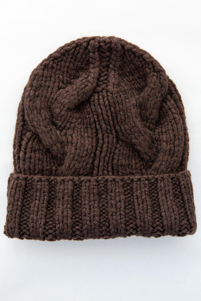 Cashmere Cable Hat