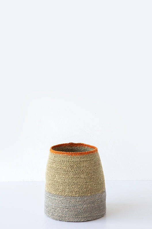 Handwoven 2 Tone Basket