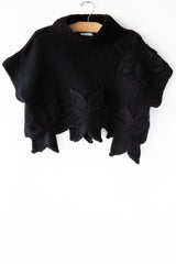 Handknit Flower Shrug