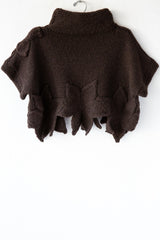 Handknit Flower Shrug