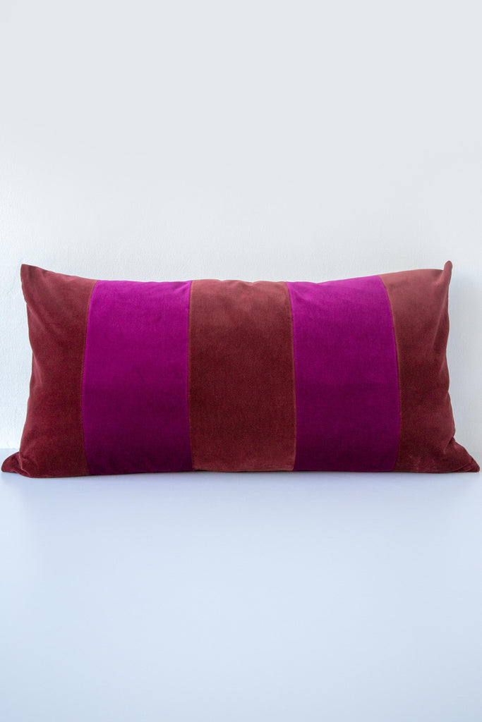 Stripe Velvet Cushion