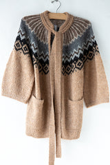 Alpaca Fairisle Bow Cardi