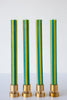 Stripe Taper Candlesticks