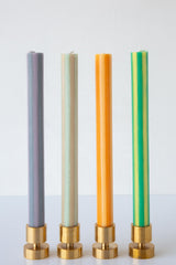 Stripe Taper Candlesticks