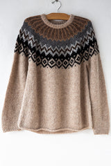 Alpaca Fairisle Crew