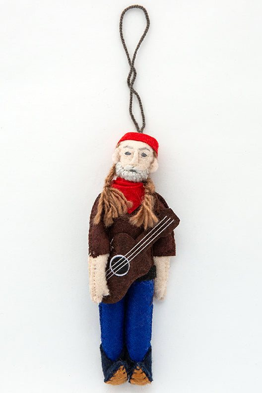 Willie Nelson Ornament