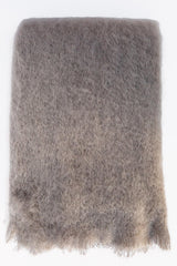 Mohair Solid Throw