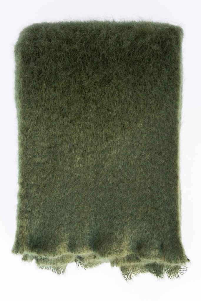 Mohair Solid Throw