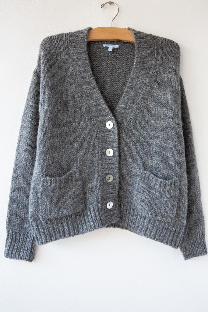 Alpaca Button Cardigan