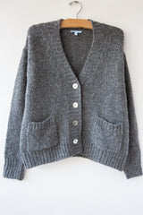 Alpaca Button Cardigan