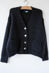 Alpaca Button Cardigan