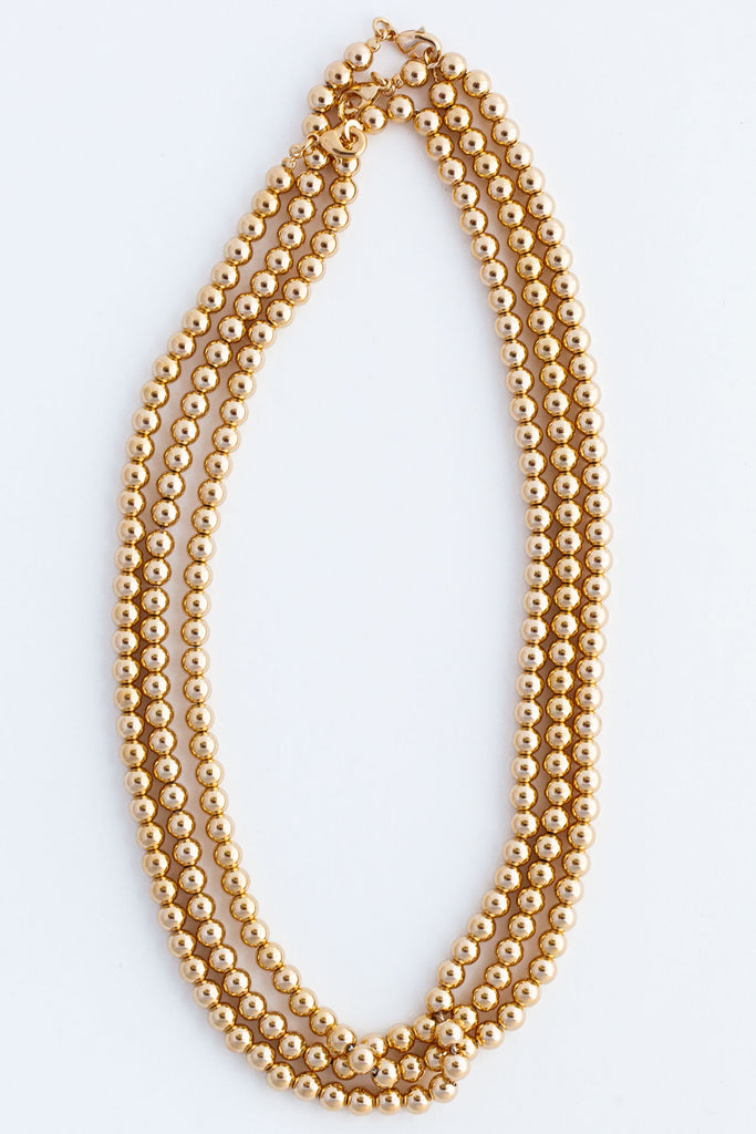 Gold Bead Necklace