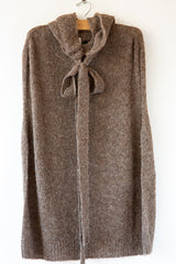 Alpaca Hooded Poncho