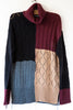 Patchwork Turtleneck