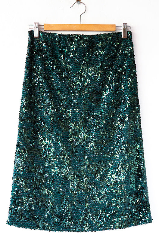 Sequin Midi Skirt