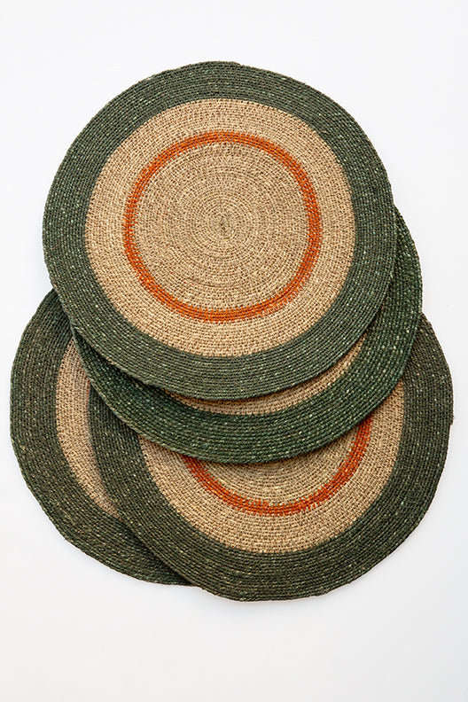 Handwoven Circle Placemat