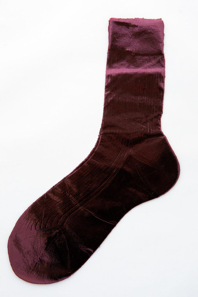 Ribbed Laminate Socks