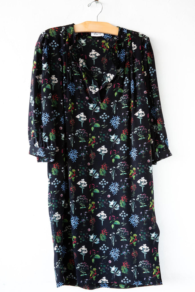 Floral Silk Dress