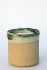 Stoneware 3 Wick Candle