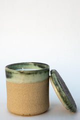 Stoneware 3 Wick Candle