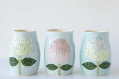 Flower Vase Medium Blue