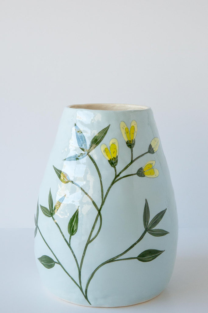 Flower Vase Large Blue