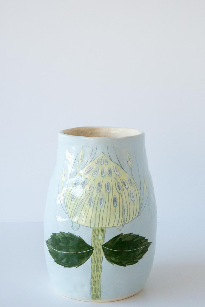 Flower Vase Medium Grey